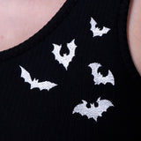 ABSOLUTELY BATTY - Rib Bra Top