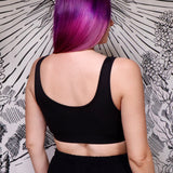 GHOSTLY STROLL - Rib Bra Top