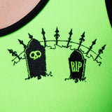 MEET ME IN THE GRAVEYARD - Split Cozy Bra Top