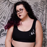 GHOSTLY STROLL - Rib Bra Top