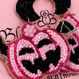 BLUSHING JACK - Beaded Earrings