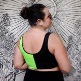 MEET ME IN THE GRAVEYARD - Split Cozy Bra Top