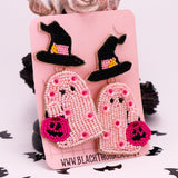 CHERRY BLOSSOM GHOULS - Beaded Earrings