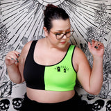 MEET ME IN THE GRAVEYARD - Split Cozy Bra Top