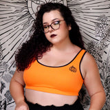 ULTIMATE PUMPKIN QUEEN - Rib Bra Top