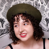 TWIN SERPENT - Olive Beret