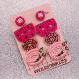 BARBIE'S BOO-TACULAR - Beaded Earrings