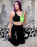 MEET ME IN THE GRAVEYARD - Split Cozy Bra Top