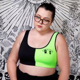MEET ME IN THE GRAVEYARD - Split Cozy Bra Top
