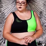 EYE FOR AN EYE - Split Cozy Bra Top