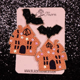 AUTUMN HAUNTED DREAM HOUSE - Beaded Earrings