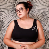ABSOLUTELY BATTY - Rib Bra Top