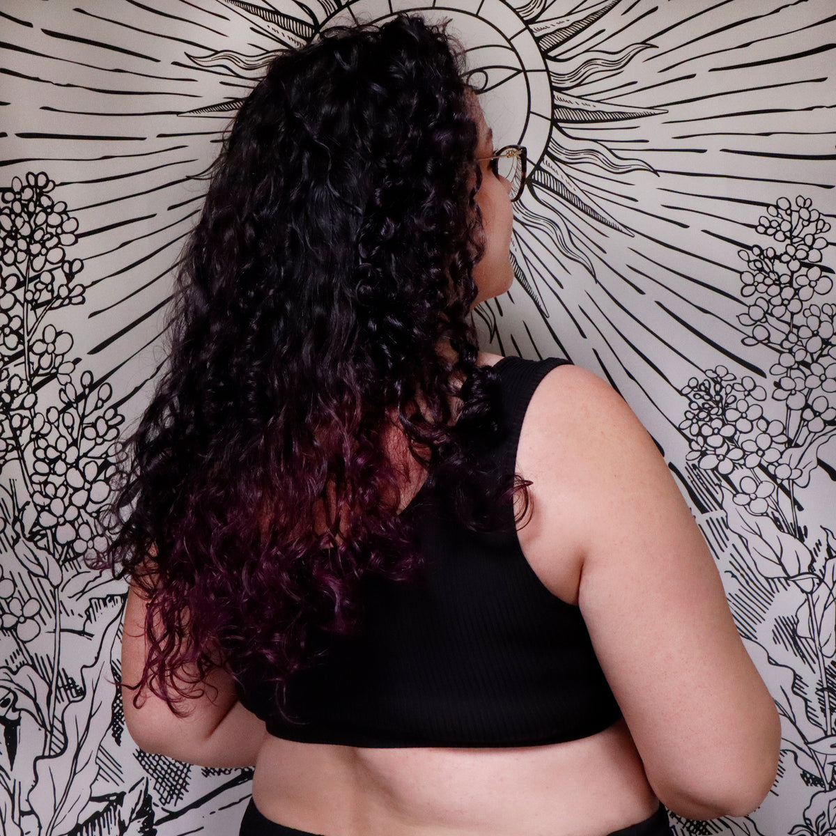 BLACK - Rib Bra Top – blackthornla