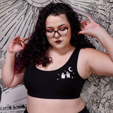 GHOSTLY STROLL - Rib Bra Top