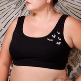 ABSOLUTELY BATTY - Rib Bra Top