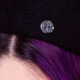 TWIN SERPENT - Neon Black Beret