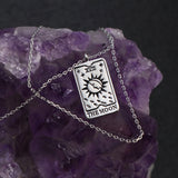 TAROT CARDS - Rhodium Dipped Necklace