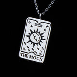 TAROT CARDS - Rhodium Dipped Necklace