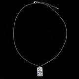 TAROT CARDS - Rhodium Dipped Necklace