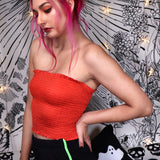 PUMPKIN SPICE - Smocked Top