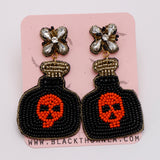 WRONG VILE - Beaded Earrings