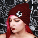FACE THE DARK GLOWING - Distressed Beanie
