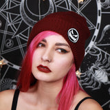 FACE THE DARK GLOWING - Distressed Beanie