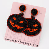 LIGHTS OUT JACK - Beaded Earrings