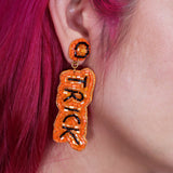 TRICK OR TREAT - Beaded Earrings