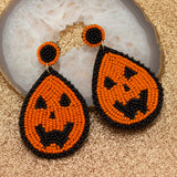 HAPPY CARVINGS - Beaded Earrings
