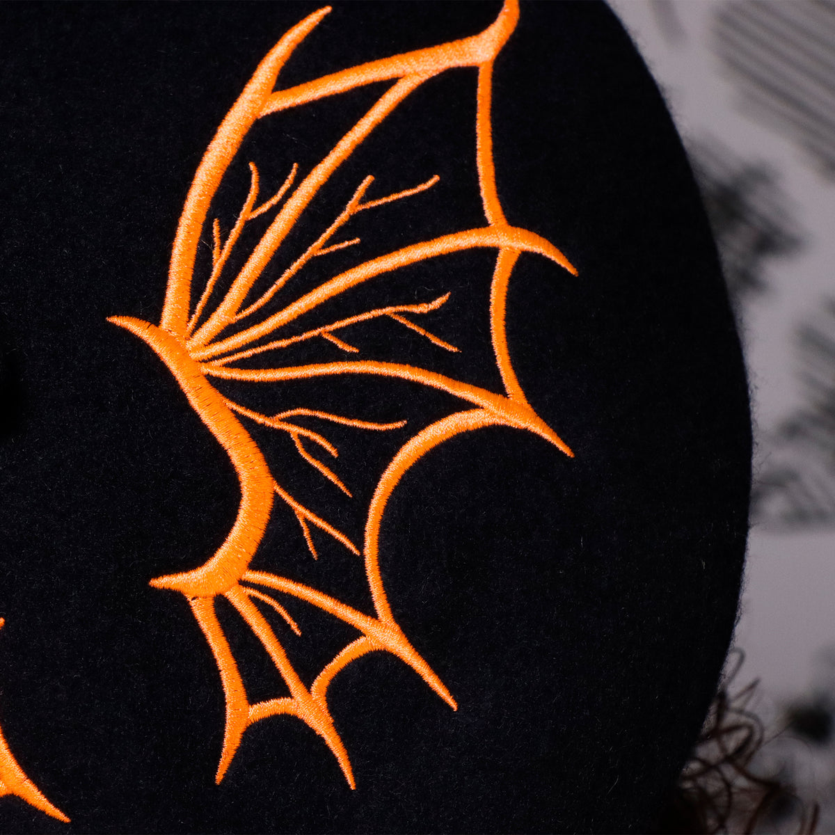 BATWING - Black Neon Beret – blackthornla