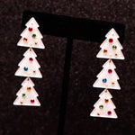 WHITE CHRISTMAS - Acrylic Earrings
