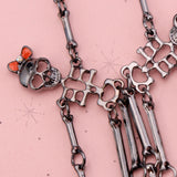 GUNMETAL SKELETON'S PLAY - Earrings
