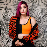 ORANGE - Split Bra Top