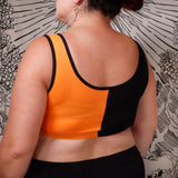 ORANGE - Split Bra Top