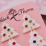 WHITE CHRISTMAS - Acrylic Earrings