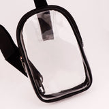 Black Clear Concert Sling Bag