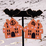 AUTUMN HAUNTED DREAM HOUSE - Beaded Earrings