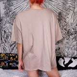 TAN - Oversized Tee
