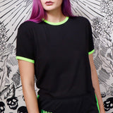 TOUCH OF NEON - Ringer Tee