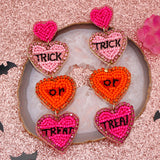 TRICK OR TREAT SWEETHEART - Beaded Earrings