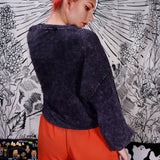 INDIGO - CROP LONG SLEEVE