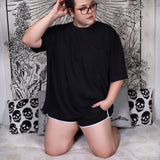 BLACK - Oversized Tee