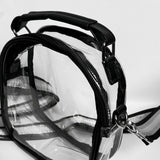 BLACK REMOVABLE STRAPS - Round Concert Bag