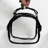 BLACK REMOVABLE STRAPS - Round Concert Bag