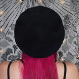BLACK  - Vegan Stretch Beret