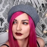 GREYED OUT - Vegan Adjustable Beret