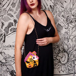 HAUNTED HOUSE - Beaded Crossbody Bag