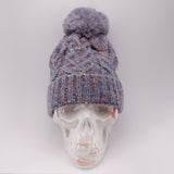 PERIWINKLE SPRINKLE - Pom Pom Beanie