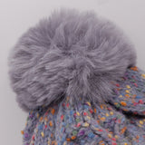 PERIWINKLE SPRINKLE - Pom Pom Beanie